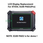 LCD Screen Display Replacement of XTOOL X100PAD2 X100 PAD2 Pro